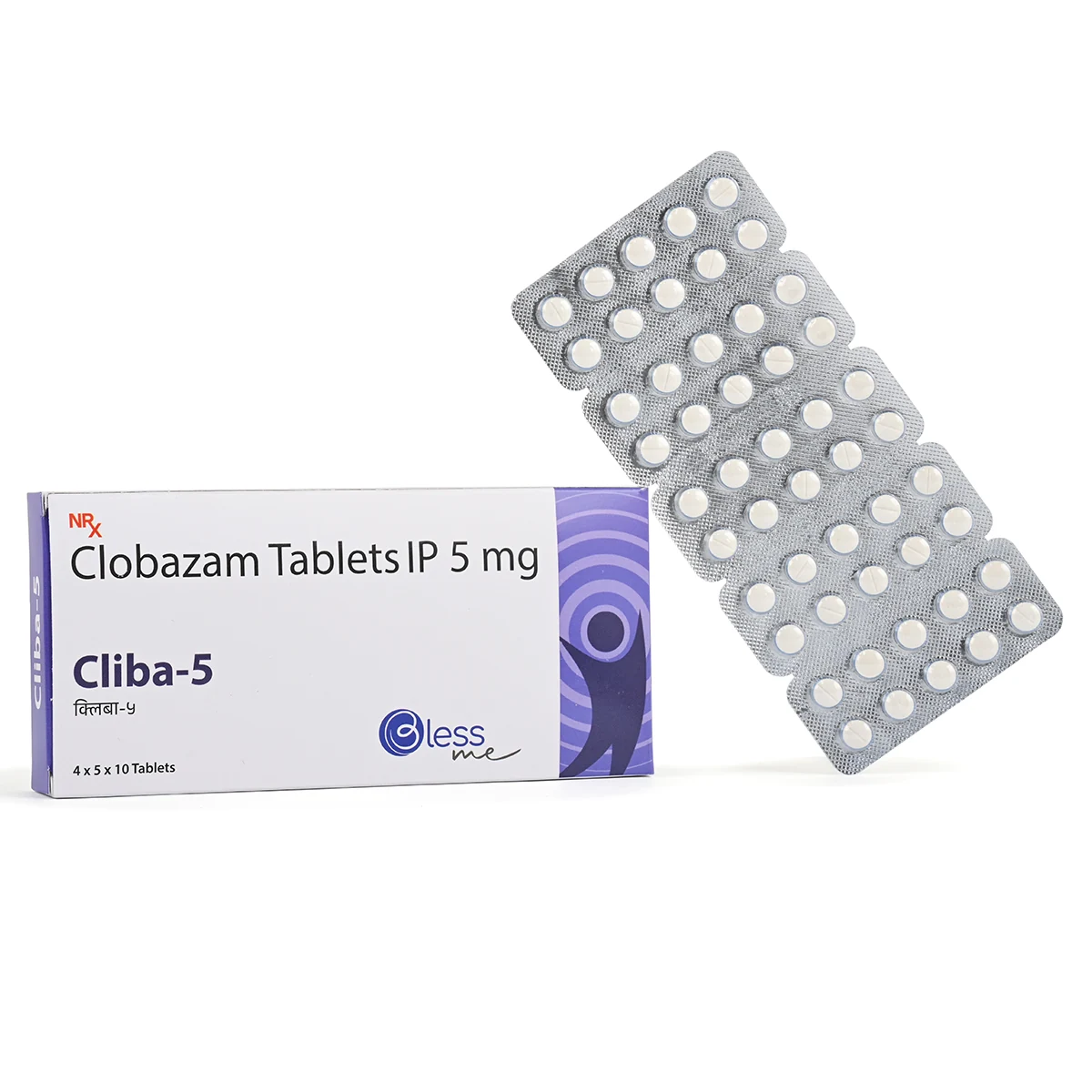 CLIBA-5 Clobazam Tablets IP 5 mg pack by Bless Me - Dellwich Lifescience LLP
