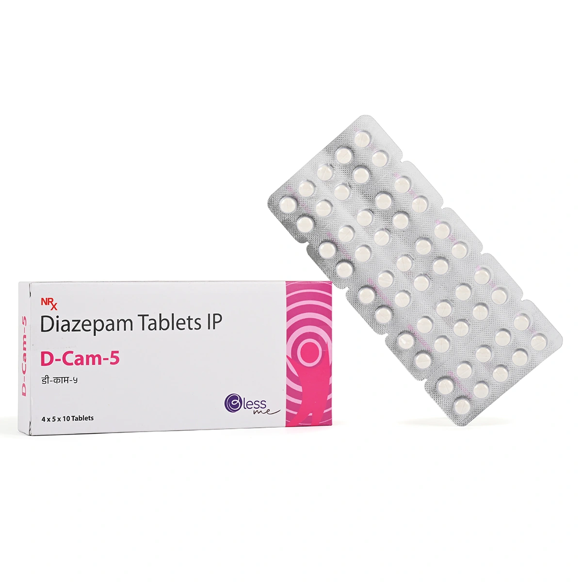 D-CAM-5 Diazepam Tablets IP 5 mg pack by Blessme - Dellwich Lifescience LLP